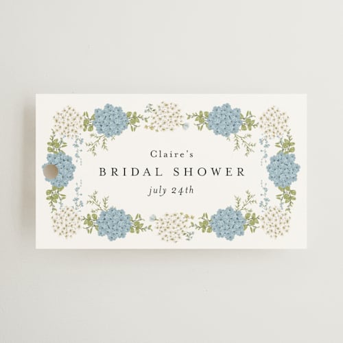 This is a cerulean gift tags with standard by Susan Moyal called wedgewood printing on signature in tag