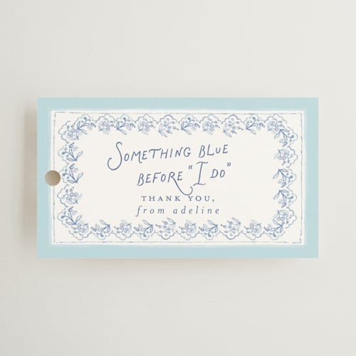 This is a frost gift tags with standard by Itsy Belle Studio called clara printing on signature in tag