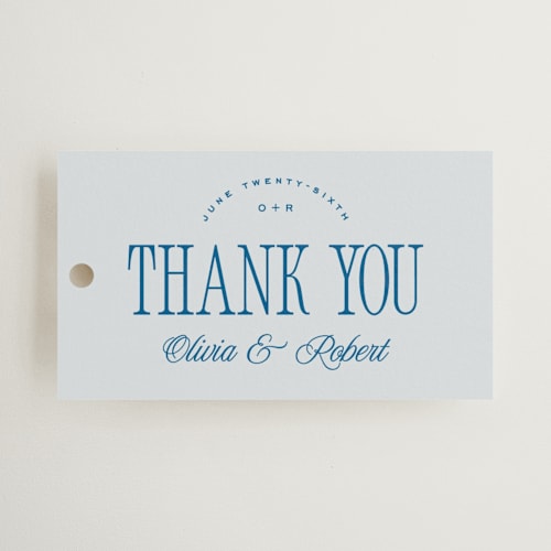 This is a ocean wedding favor tags with standard by Kelly Schmidt called riviera printing on signature in tag