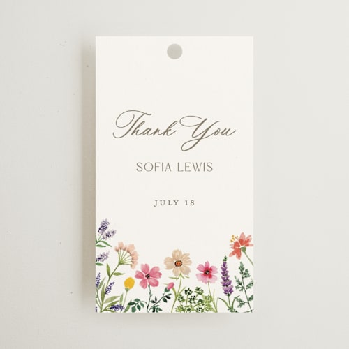 This is a garden gift tags with standard by Yaling Hou Suzuki called the conservatory printing on signature in tag