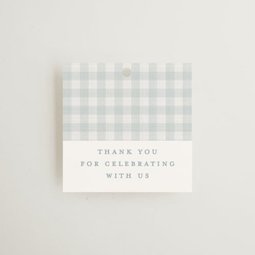 This is a sky gift tags with standard by Lea Delaveris called charming printing on signature in tag