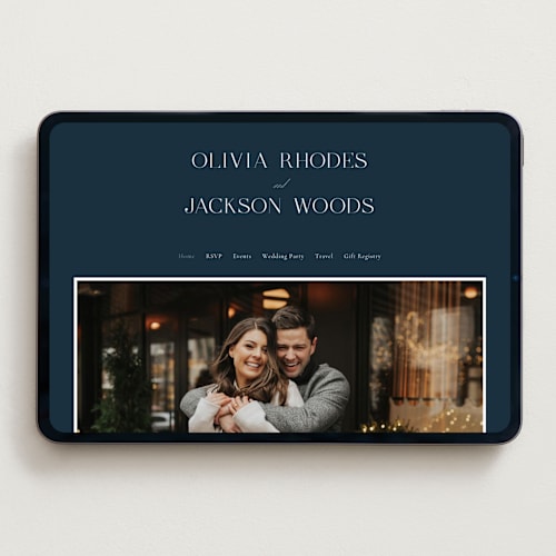 This is a midnight wedding websites by Jessica Williams called fineline printing on digital paper in standard