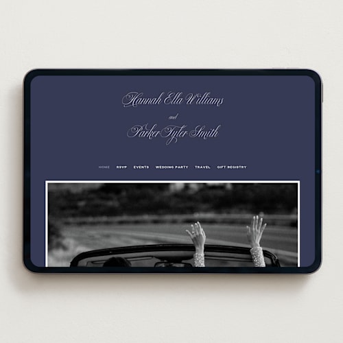 This is a sapphire wedding websites by Petra Kern called let's say i do printing on digital paper in standard