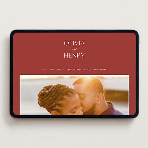 This is a gerry wedding websites by Jen Banks called forever and printing on digital paper in standard