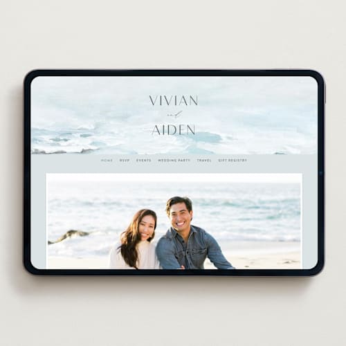 This is a sky wedding websites by Nicoletta Savod called at sea printing on digital paper in standard