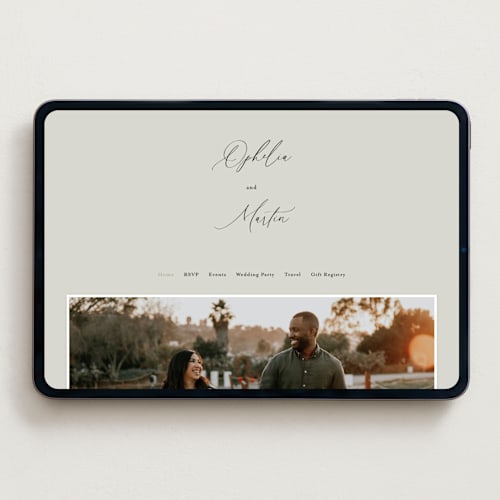 This is a spring wedding websites by Kelly Schmidt called ophelia printing on digital paper in standard