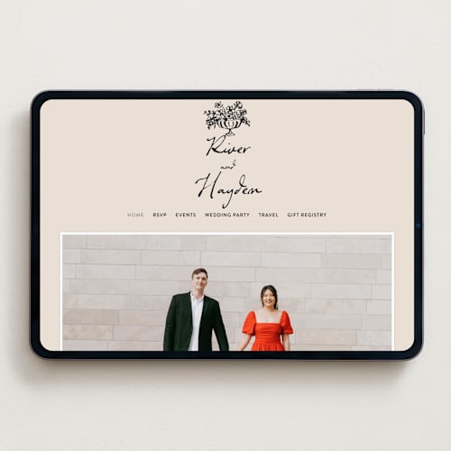 This is a black dahlia wedding websites by Cass Loh called tablescape drawing printing on digital paper in standard