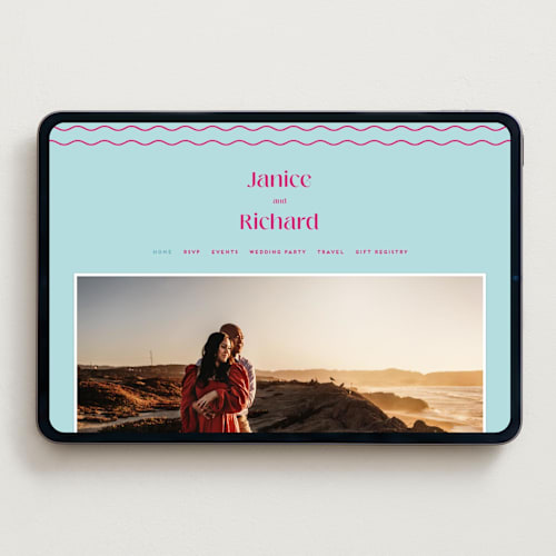 This is a dragon fruit wedding websites by Claudia Orengo called news! printing on digital paper in standard