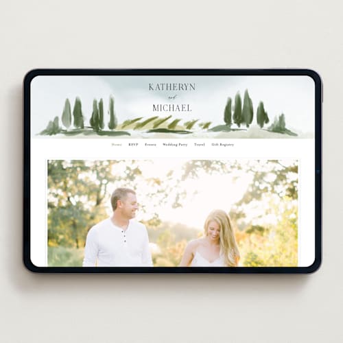 This is a sky wedding websites by Rebecca Durflinger called estate printing on digital paper in standard