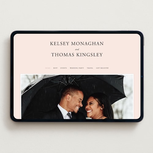 This is a petal wedding websites by Kimberly FitzSimons called story line printing on digital paper in standard