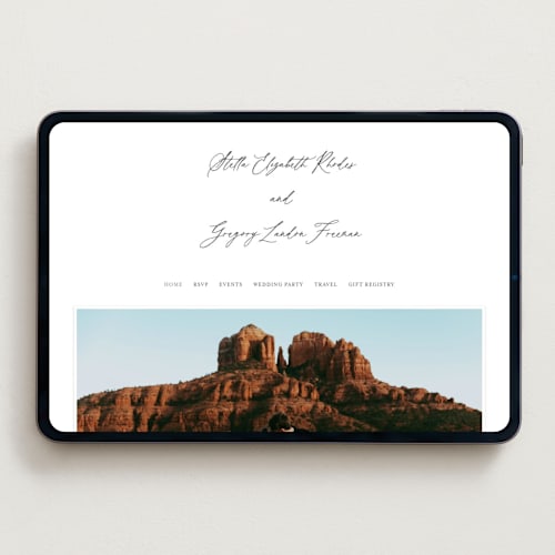 This is a ever classic wedding websites by Design Lotus called ever classic printing on digital paper in standard