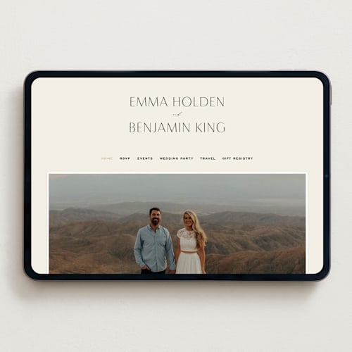 This is a porcelain wedding websites by Jennifer Postorino called glide printing on digital paper in standard