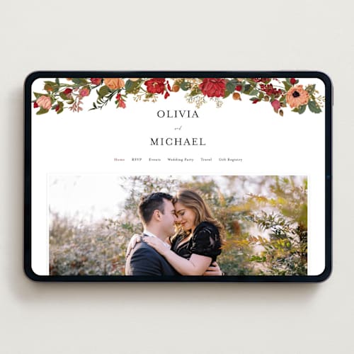 This is a harvest wedding websites by Susan Moyal called meadow love printing on digital paper in standard