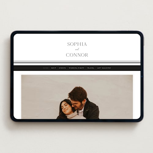 This is a soft black wedding websites by Nicole Walsh called us printing on digital paper in standard