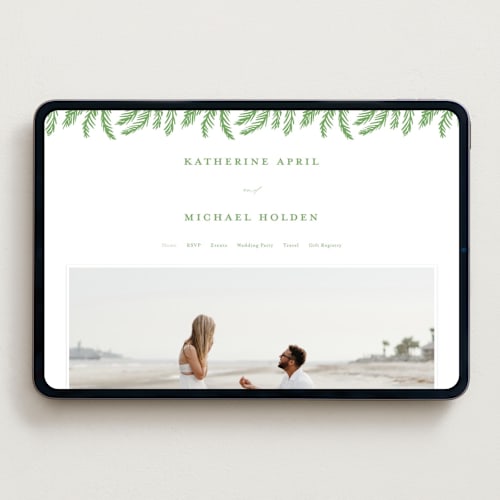 This is a pear wedding websites by Creo Study called iconic printing on digital paper in standard