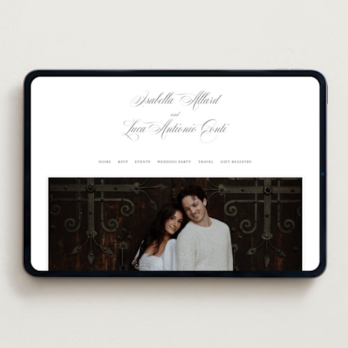 This is a soft black wedding websites by Benita Crandall called palazzo printing on digital paper in standard