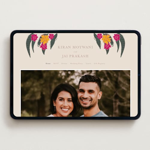 This is a patta wedding websites by Creo Study called phool bahar printing on digital paper in standard