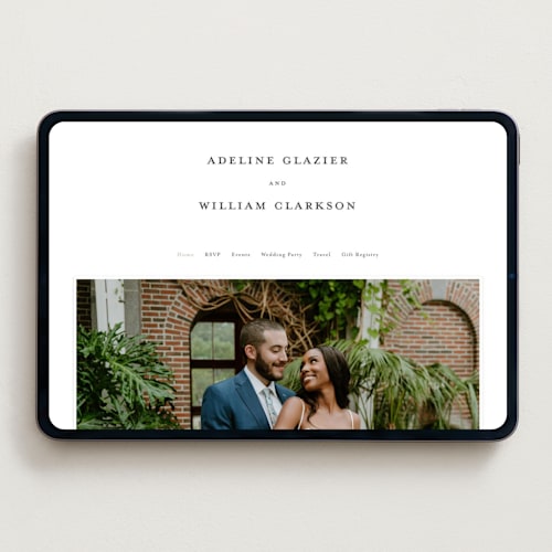 This is a chantilly wedding websites by Jessica Williams called vining printing on digital paper in standard