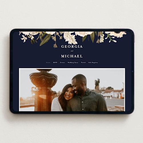 This is a caviar wedding websites by Susan Moyal called harmony printing on digital paper in standard