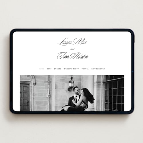 This is a linen wedding websites by Cindy Reynolds called sophistique printing on digital paper in standard