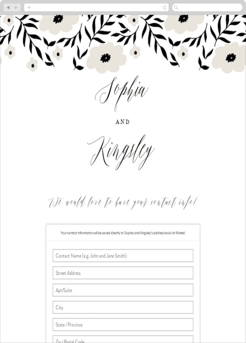 This is a cream digital wedding address collection cards by Design Lotus called nothing compares to you printing on digital paper in standard