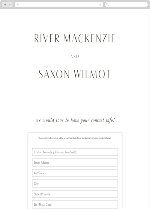 This is a cotton digital wedding address collection cards by Blustery August called accent printing on digital paper in standard