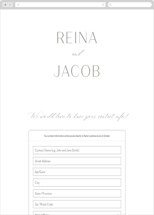 This is a granite digital wedding address collection cards by Lori Wemple called frame printing on digital paper in standard