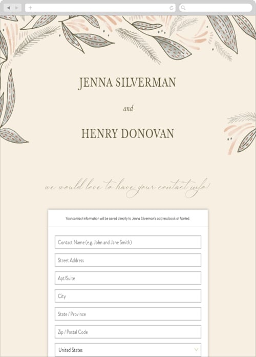 This is a burnt sienna digital wedding address collection cards by Jen Owens called unity printing on digital paper in standard