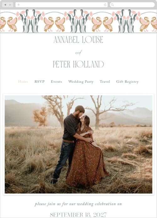FREE Wedding Website Builder with Online RSVP Minted