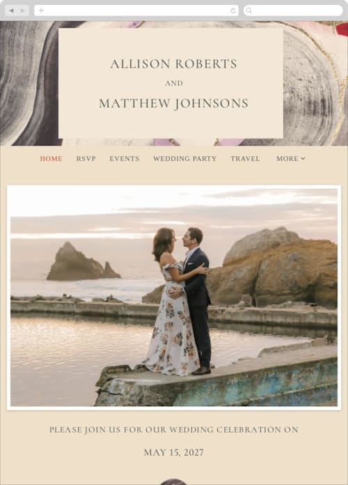 Gem color: Wedding Website