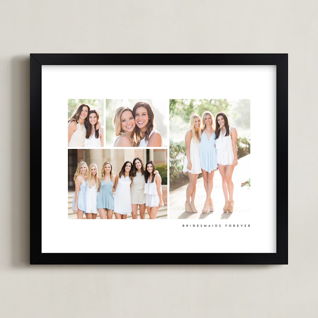 "Four Photo Collage (BRIDES)" - Framed Photo in Sugar by Angela Garrick - Framed