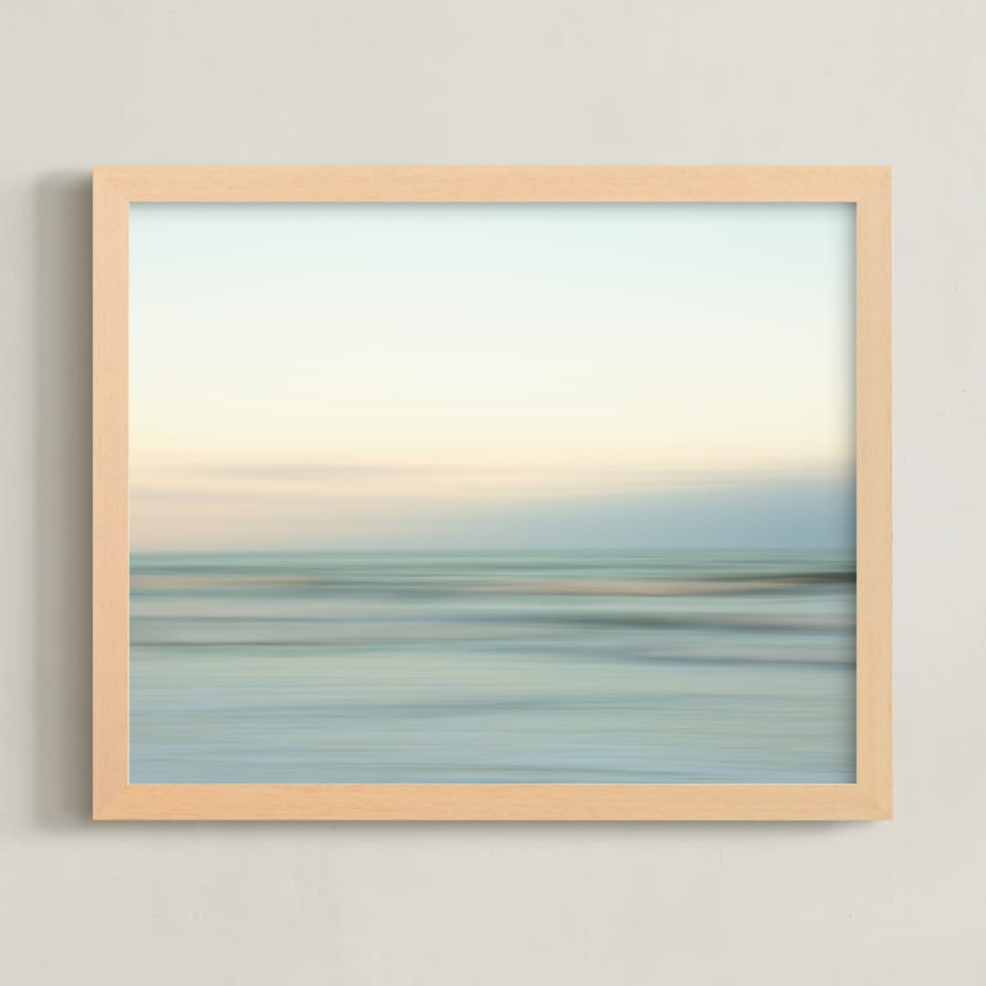 "The Blues" - Art Print in Sea by Cristina Marie - Framed