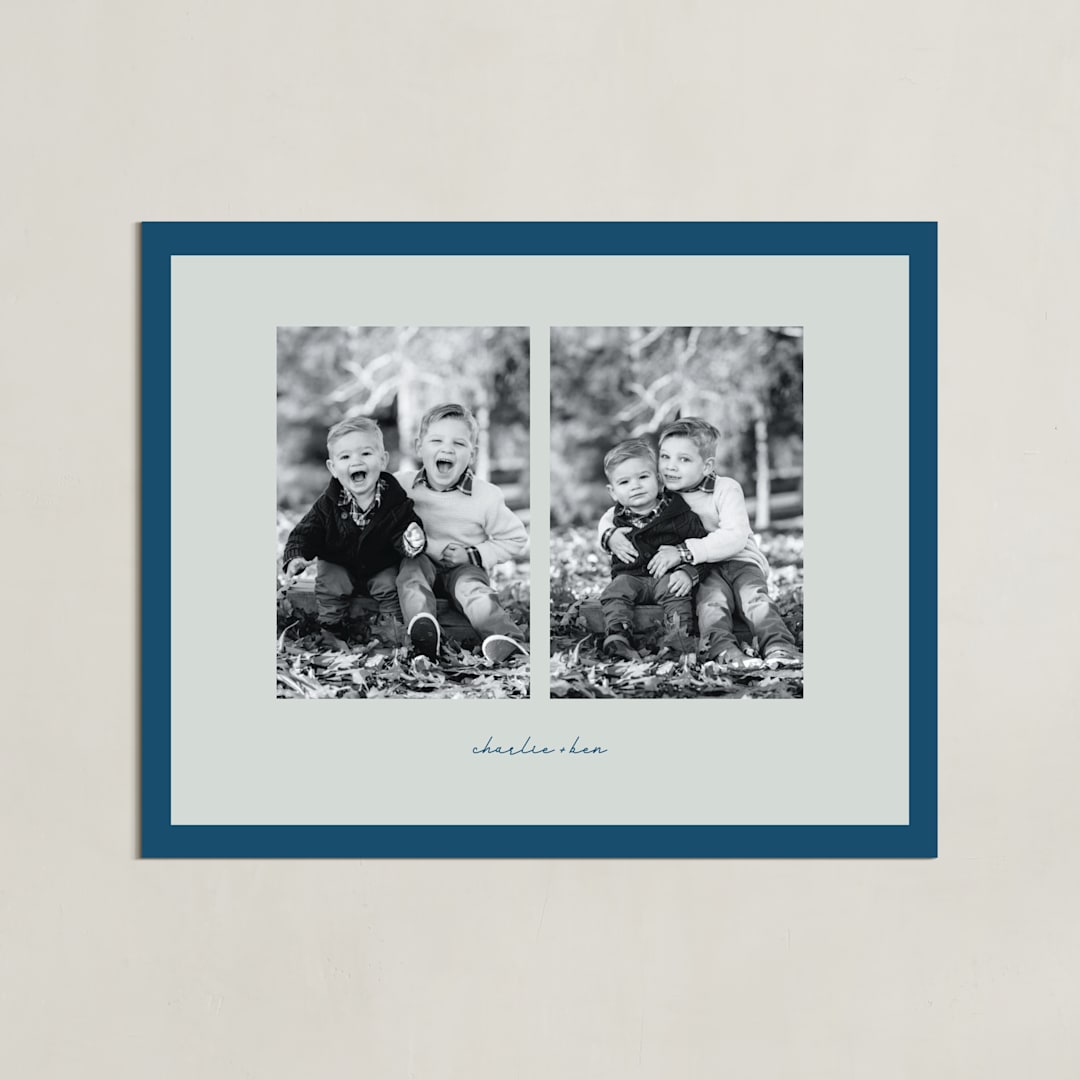 "Stacked Two Photo: Landscape Framed Photo" - Framed Photo in Winter Berry by Blustery August - Unframed