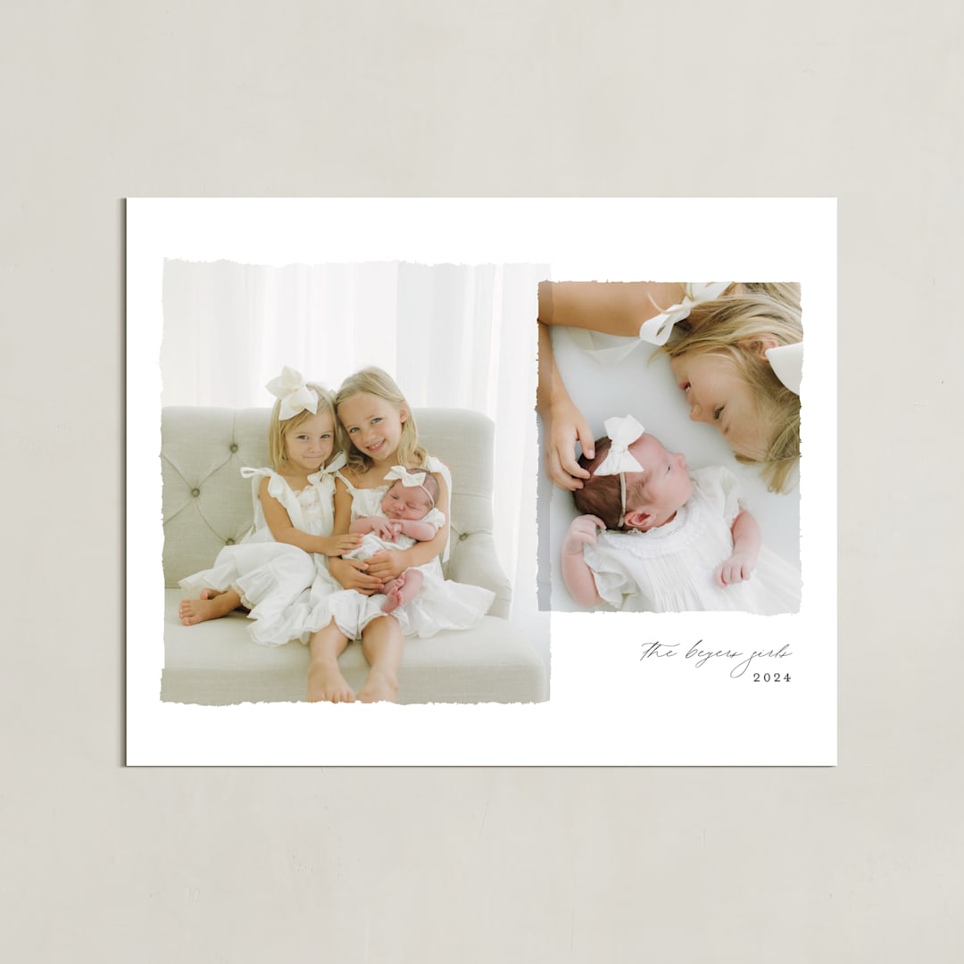 "Torn Two Photo: Landscape Framed Photo " - Framed Photo in White by Brianne Larsen - Unframed