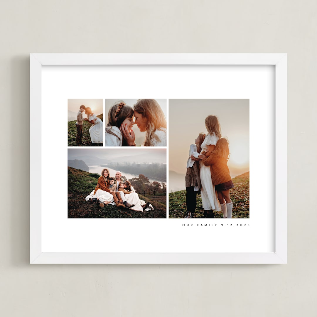 "Four Photo: Landscape Framed Photo" - Framed Photo in Sugar by Angela Garrick - Framed