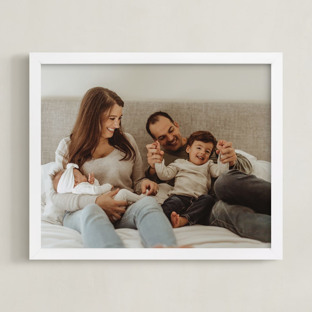 "The Big Picture: Mother's Day Framed Photo" - Framed Photo in White by Minted - Framed