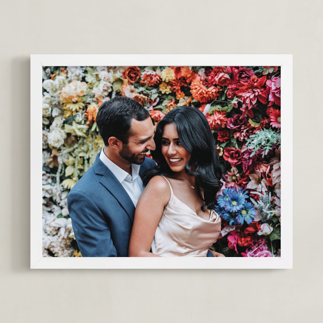 "The Big Picture: Valentine's Framed Photo" - Framed Photo in White by Minted - Framed