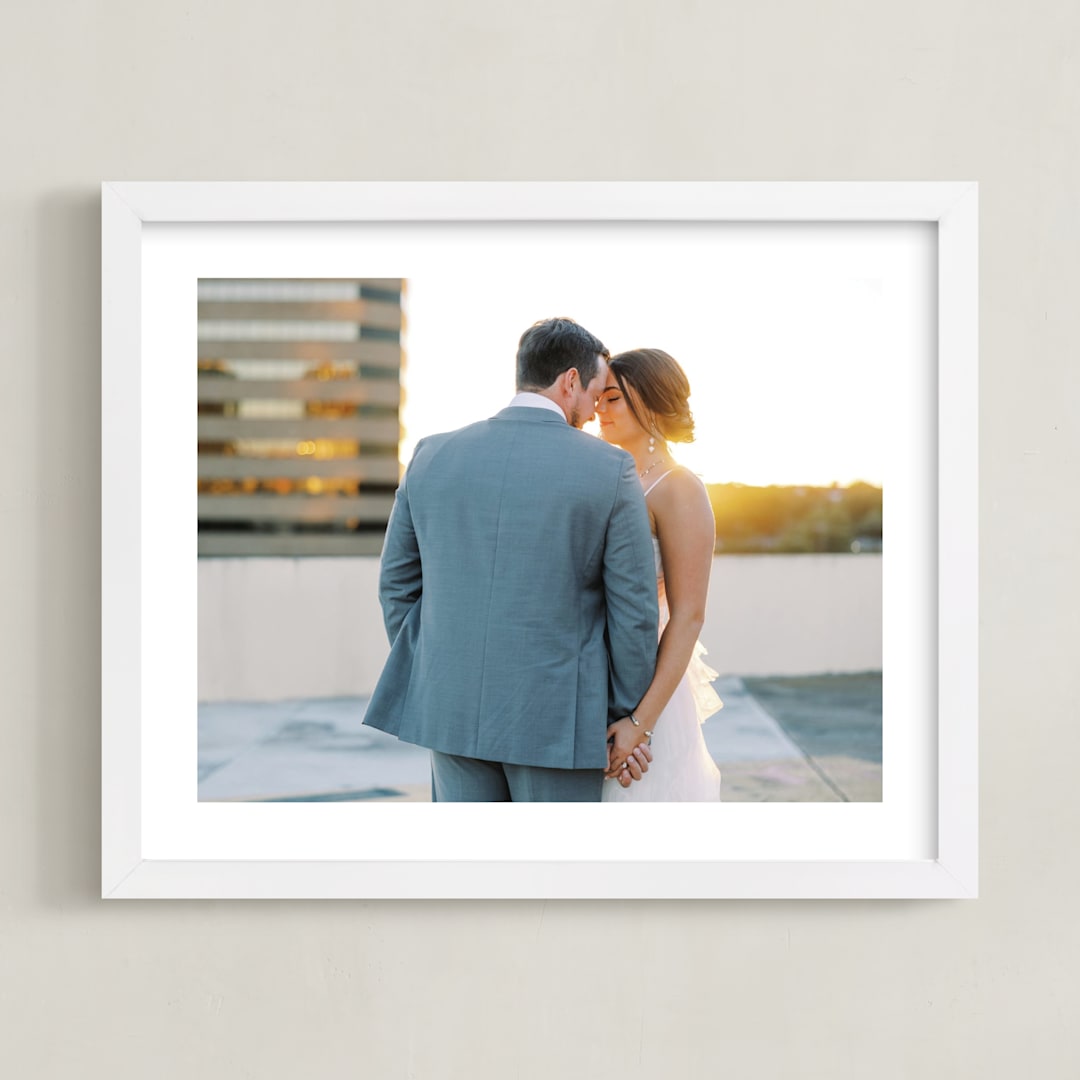 "The Big Picture: Valentine's Framed Photo" - Framed Photo in White by Minted - Framed
