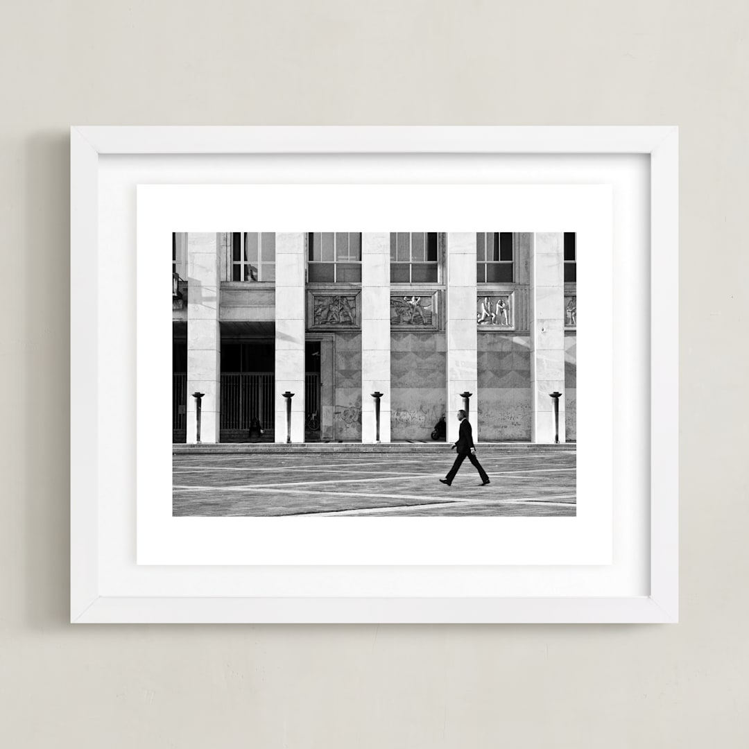 "Array" - Art Print in Urban Noir by Van Tsao - Framed