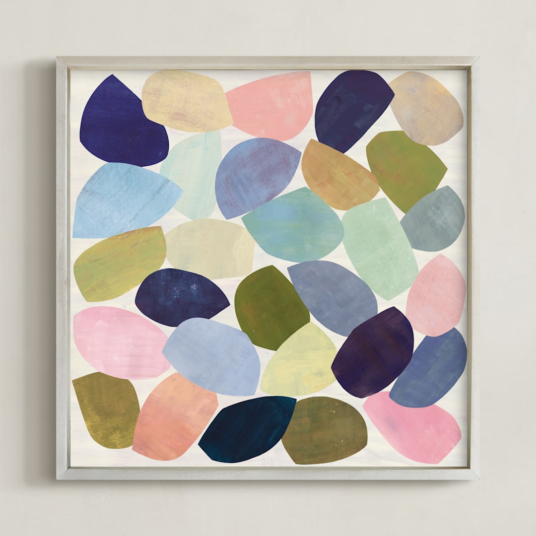 "Disarray" - Art Print in Multi by melanie mikecz - Framed