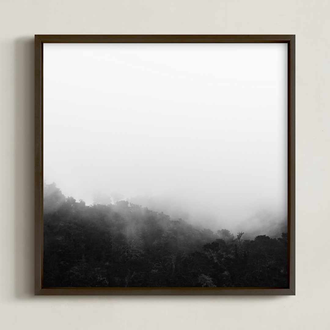 "Bewilder" - Art Print in Black and White by Jessica C Nugent - Framed