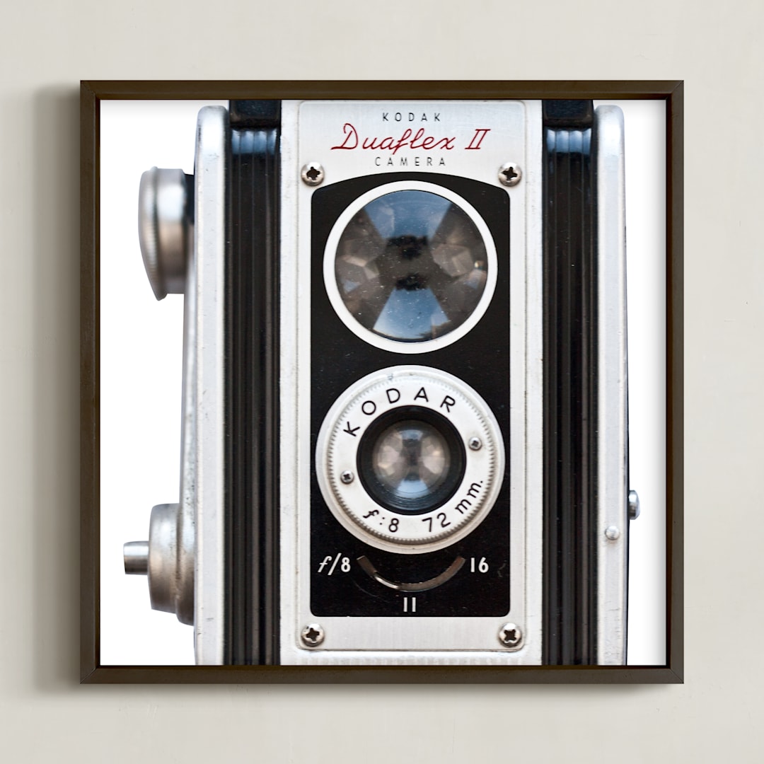 "Mid-Century Moments" - Art Print in Silver by Sheila Corcoran - Framed