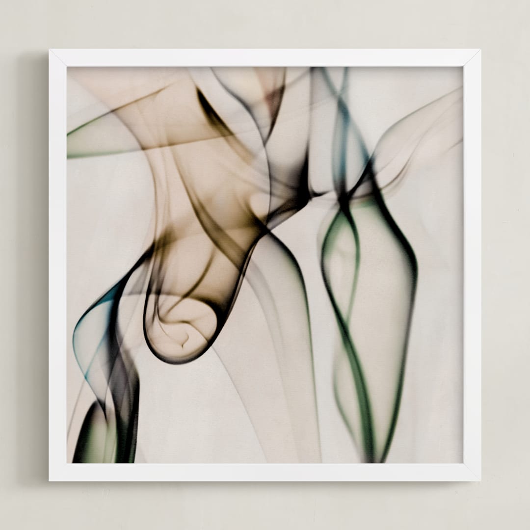 "Fortitude" - Art Print in Latte by Anne Ciotola - Framed