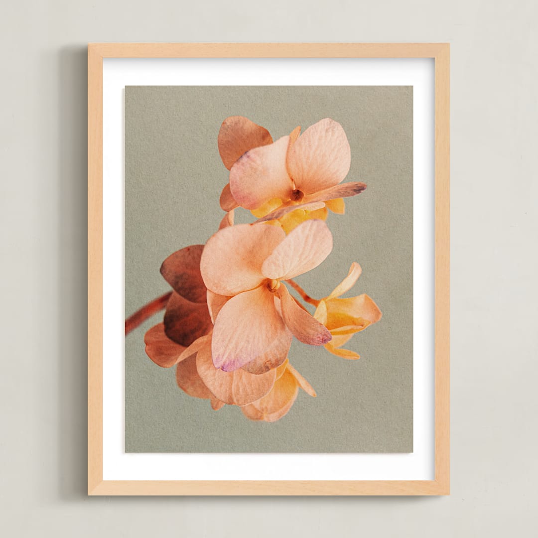 "The Beauty Within" - Art Print in Sage by Paola Benenati - Framed