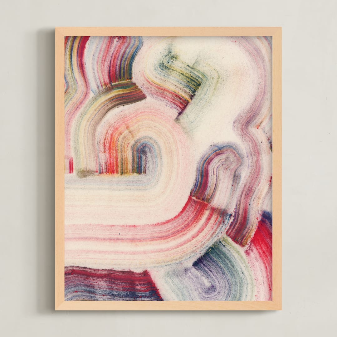 "clouds of color II" - Art Print in Cumulus by Sumak Studio - Framed