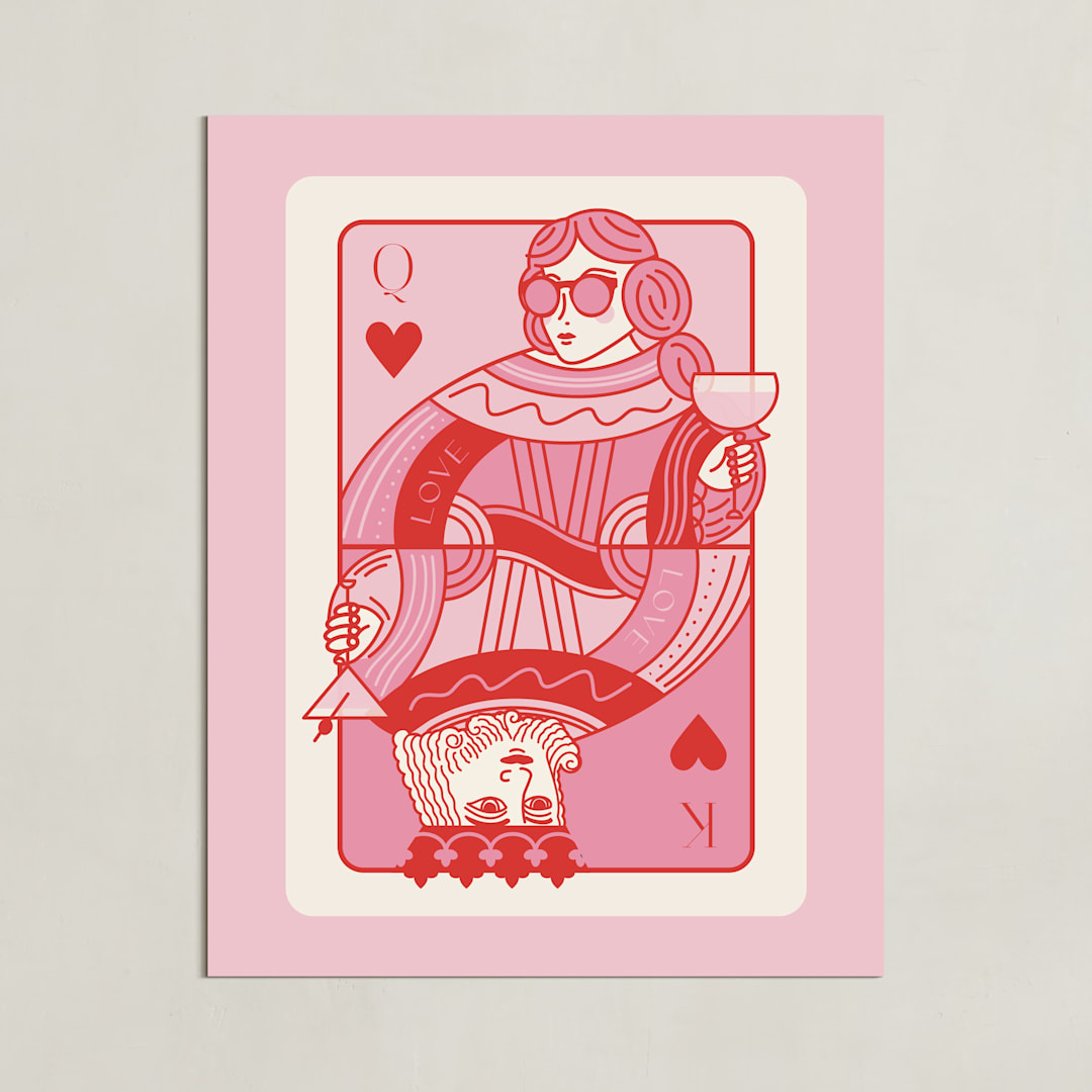 "The King and Queen: Custom Print" - Custom Print in Bubblegum by Jenna Holcomb - Unframed