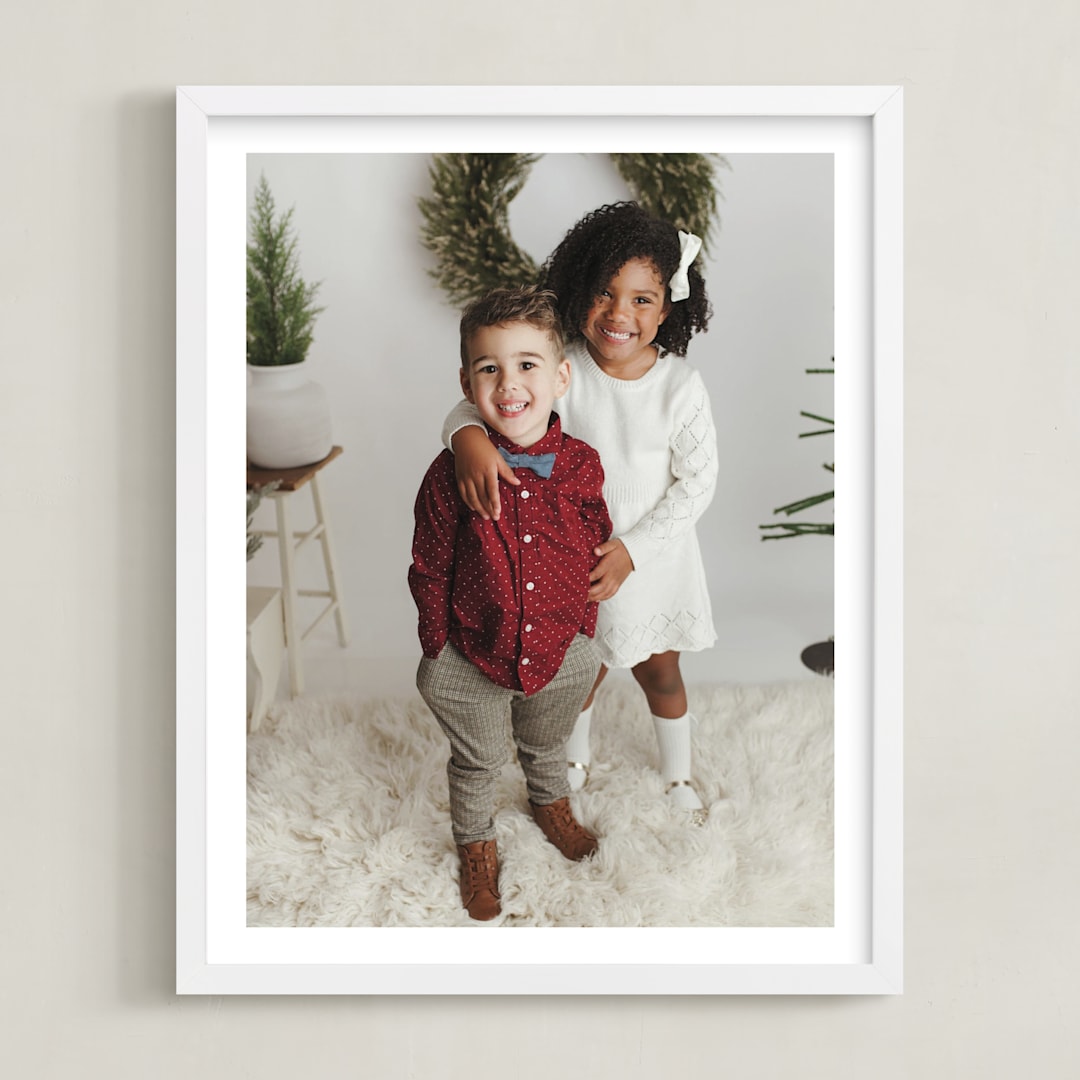 "The Big Picture" - Framed Photo in White by Minted - Framed