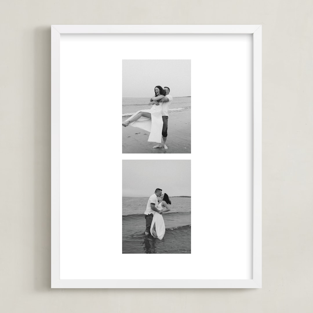 "Moments" - Framed Photo in Snow by Cass Loh - Framed