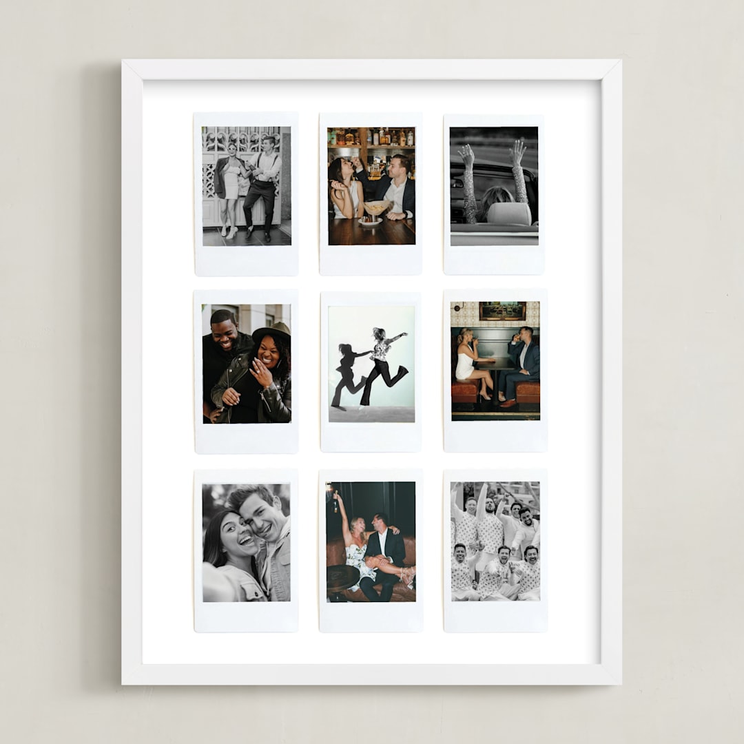 "Nine Photo: Portrait Framed Photo" - Framed Photo in Cloud by Olivia Kanaley Inman - Framed