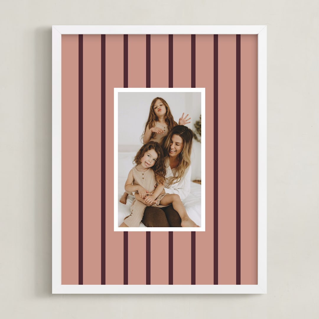 "Isla: Portrait" - Framed Photo in Acai Berry by Pati Cascino - Framed